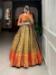 Picture of Gorgeous Cotton Dark Khaki Readymade Gown