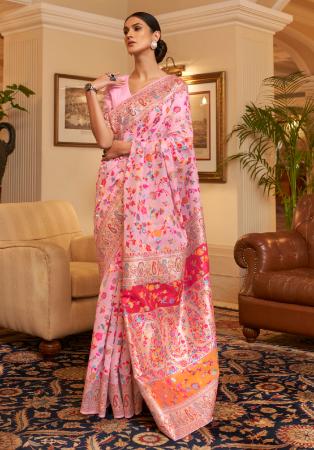 Picture of Beauteous Georgette Pink Saree