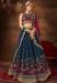 Picture of Georgette & Organza Midnight Blue Lehenga Choli