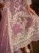 Picture of Pleasing Organza Plum Straight Cut Salwar Kameez