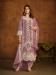 Picture of Pleasing Organza Plum Straight Cut Salwar Kameez