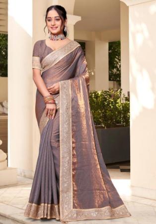 Picture of Appealing Silk Grey Saree