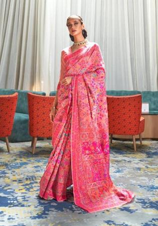 Picture of Marvelous Silk Hot Pink Saree