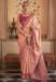 Picture of Beautiful Silk Pale Golden Rod Saree