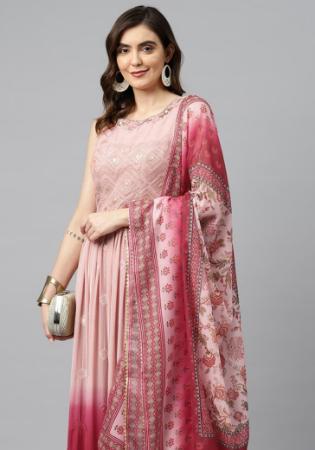 Picture of Splendid Georgette Linen Readymade Gown