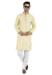 Picture of Statuesque Silk Beige Kurtas