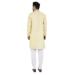 Picture of Statuesque Silk Beige Kurtas