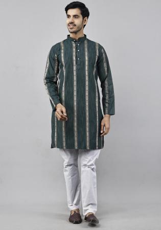 Picture of Grand Cotton Dark Slate Grey Kurtas