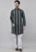 Picture of Grand Cotton Dark Slate Grey Kurtas