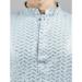 Picture of Classy Silk Light Steel Blue Kurtas