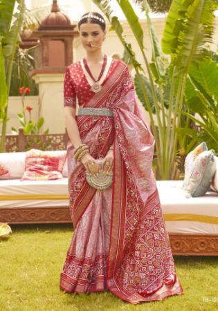 Picture of Pleasing Silk Pink Saree