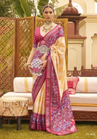 Picture of Delightful Silk Sandy Brown Saree