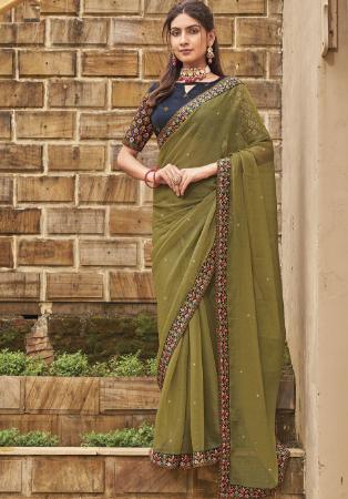 Picture of Beauteous Chiffon Sienna Saree