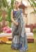 Picture of Good Looking Silk Silver Saree