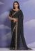 Picture of Radiant Georgette Black Saree