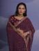 Picture of Classy Georgette Brown Saree