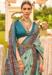 Picture of Fascinating Silk Cadet Blue Saree