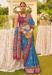 Picture of Comely Silk Navy Blue Saree