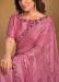 Picture of Sublime Georgette & Satin & Silk Hot Pink Saree