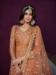 Picture of Alluring Net Indian Red Anarkali Salwar Kameez