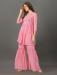 Picture of Georgette Light Coral Readymade Salwar Kameez