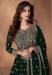 Picture of Georgette Dark Olive Green Readymade Salwar Kameez