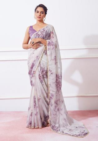 Picture of Ideal Organza Azure Saree