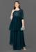 Picture of Resplendent Georgette Navy Blue Readymade Gown