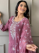 Picture of Beautiful Rayon Rosy Brown Readymade Salwar Kameez