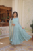 Picture of Admirable Georgette Sky Blue Readymade Gown