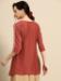 Picture of Good Looking Rayon Indian Red Kurtis & Tunic