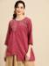 Picture of Resplendent Rayon Light Coral Kurtis & Tunic