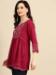 Picture of Delightful Rayon Fire Brick Kurtis & Tunic