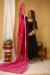 Picture of Ravishing Silk Black Readymade Salwar Kameez