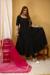 Picture of Ravishing Silk Black Readymade Salwar Kameez