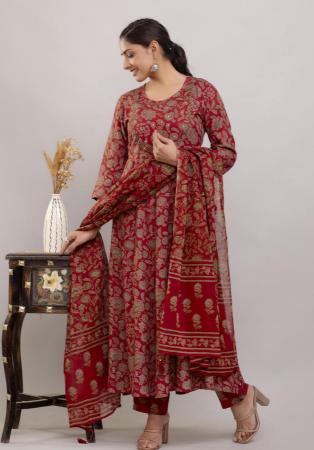 Picture of Rayon & Cotton Sienna Readymade Salwar Kameez