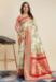 Picture of Exquisite Silk Off White Saree