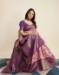 Picture of Amazing Silk Rosy Brown Saree