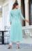 Picture of Linen Medium Aqua Marine Readymade Salwar Kameez