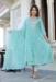 Picture of Linen Medium Aqua Marine Readymade Salwar Kameez