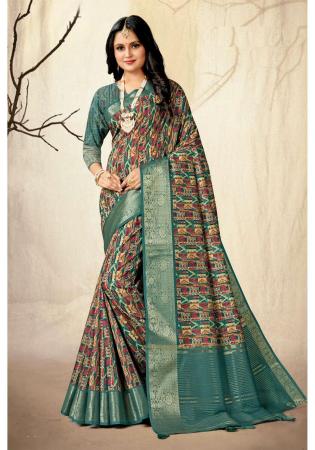 Picture of Appealing Silk Rosy Brown Saree