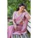 Picture of Shapely Chiffon & Silk Rosy Brown Saree