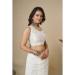 Picture of Pleasing Georgette Off White Saree