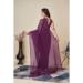 Picture of Elegant Georgette Maroon Saree