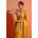 Picture of Enticing Silk & Organza Sandy Brown Saree