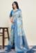 Picture of Lovely Silk Light Steel Blue Saree