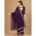 Picture of Sightly Georgette Black Saree