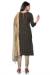 Picture of Bewitching Cotton Black Straight Cut Salwar Kameez