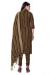 Picture of Well Formed Cotton Brown Straight Cut Salwar Kameez