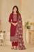 Picture of Sublime Silk Maroon Straight Cut Salwar Kameez